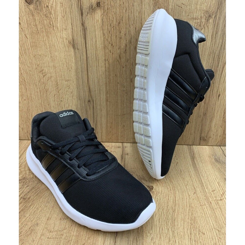 Adidas Lite Racer 3.0 Running Sneaker Shoes Women's Size 8.5 Black White GY0699